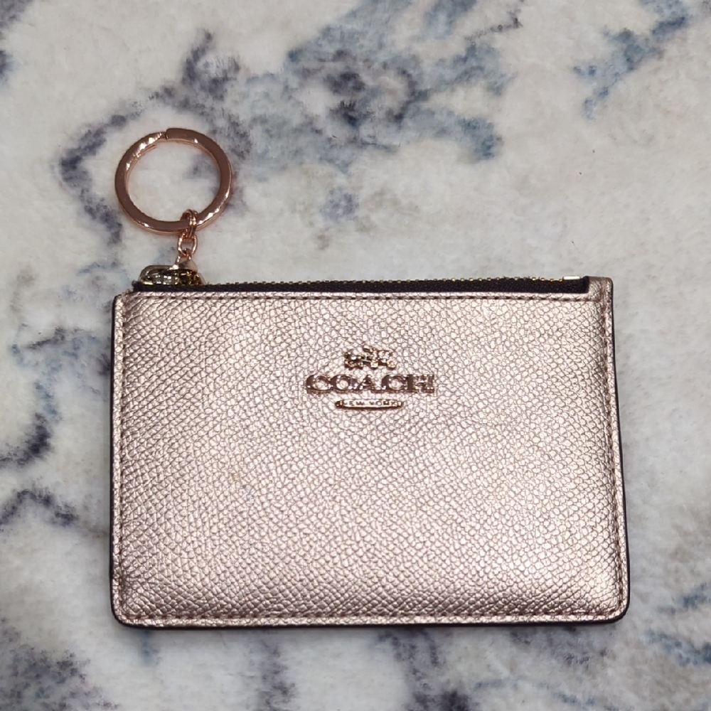 Coach Metallic Card Holder